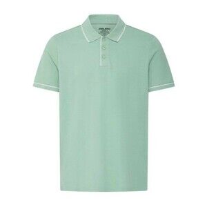 NWT BLEND Bhelwood Polo Shirt Granite Green 100% Cotton - Size Large
